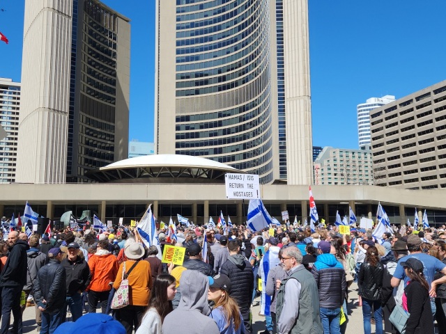 Toronto stands with Israel - Apr 07 2024